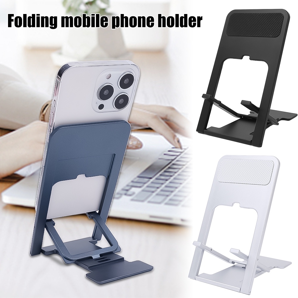 1pc Stand Holder Handphone / Tablet Universal Multi Sudut Bahan Plastik Ringan Untuk IPhone / IPad