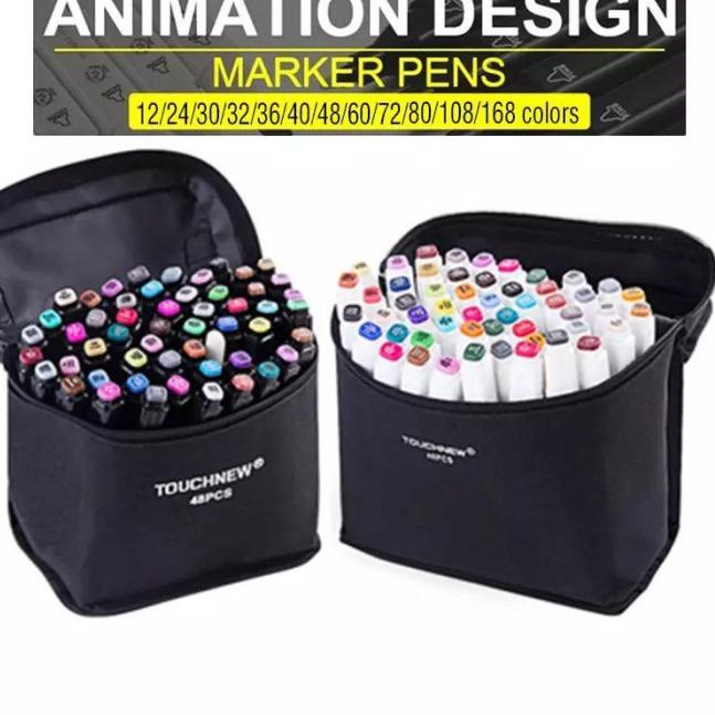 

TouchFive Marker 40 PCS / Twin Marker Sketsa Drawing /Animation Sketsa - 30 Warna