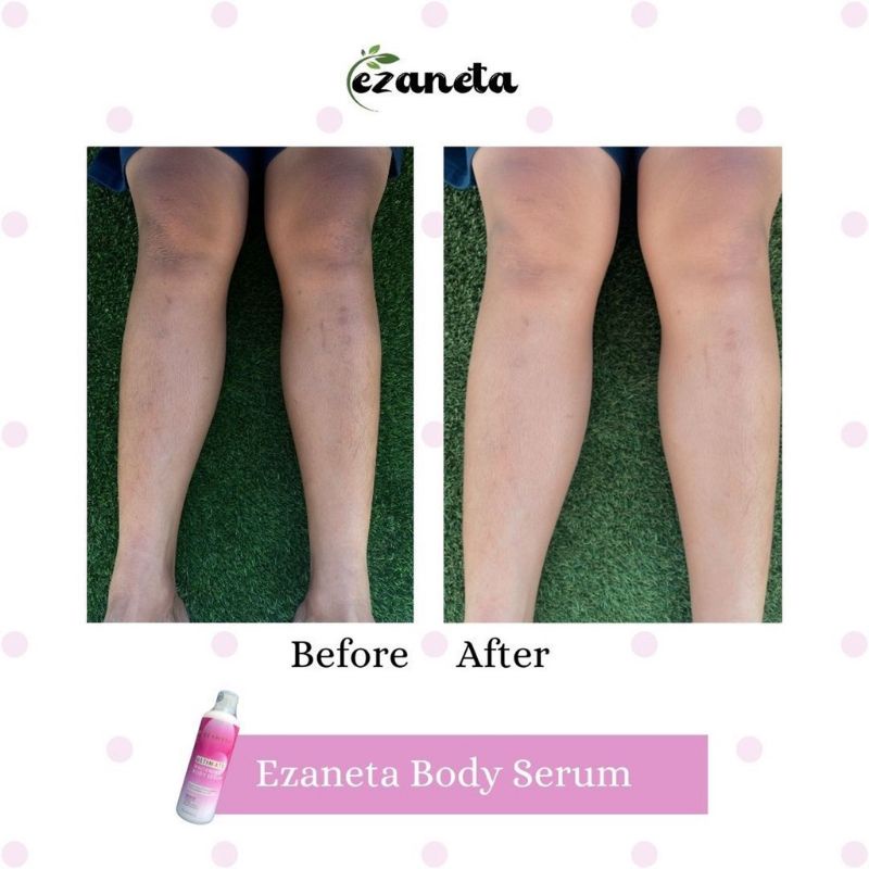 EZANETA Ultimate Whitening Body Serum 250 mL | Pelembab dan Pencerah Kulit BPOM