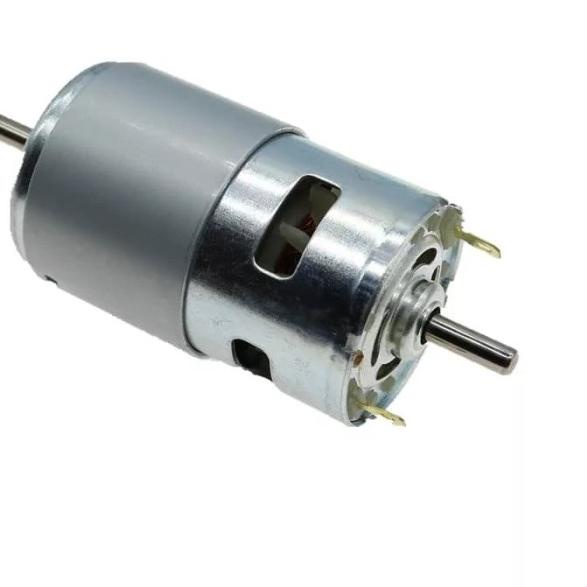 Dinamo Motor 775 DC 12V-36V 180W 11000-15000 RPM Double Shaft High Spe