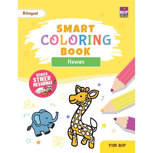 BIP - Buku Smart Coloring Book: hewan