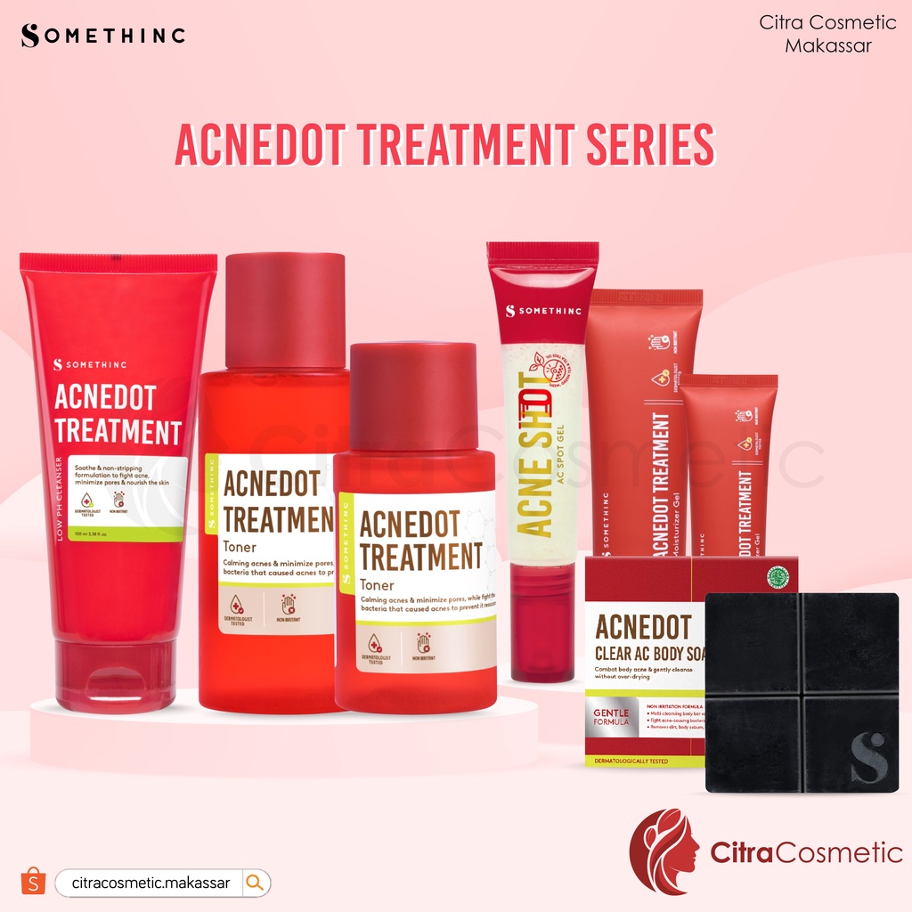 Somethinc Acnedot Series | Spot Gel | Body Soap | Cleanser | Moiturizer Gel | Toner