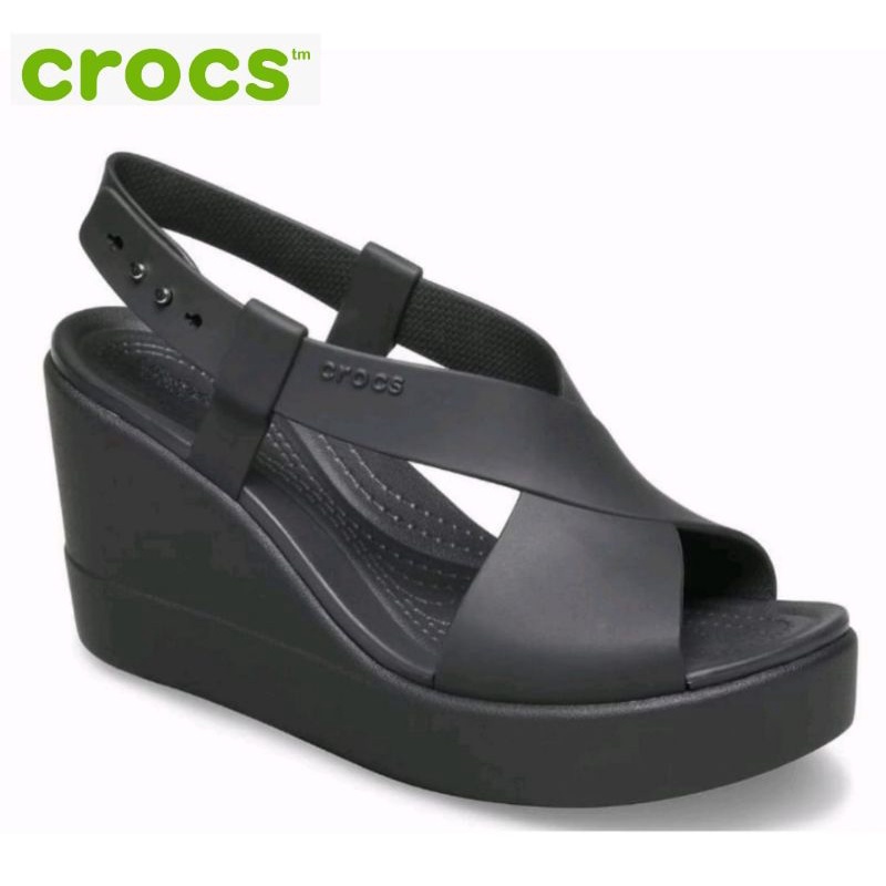 crocs brooklyn High wedges / Sandal Wedges wanita Crocs Broklyn