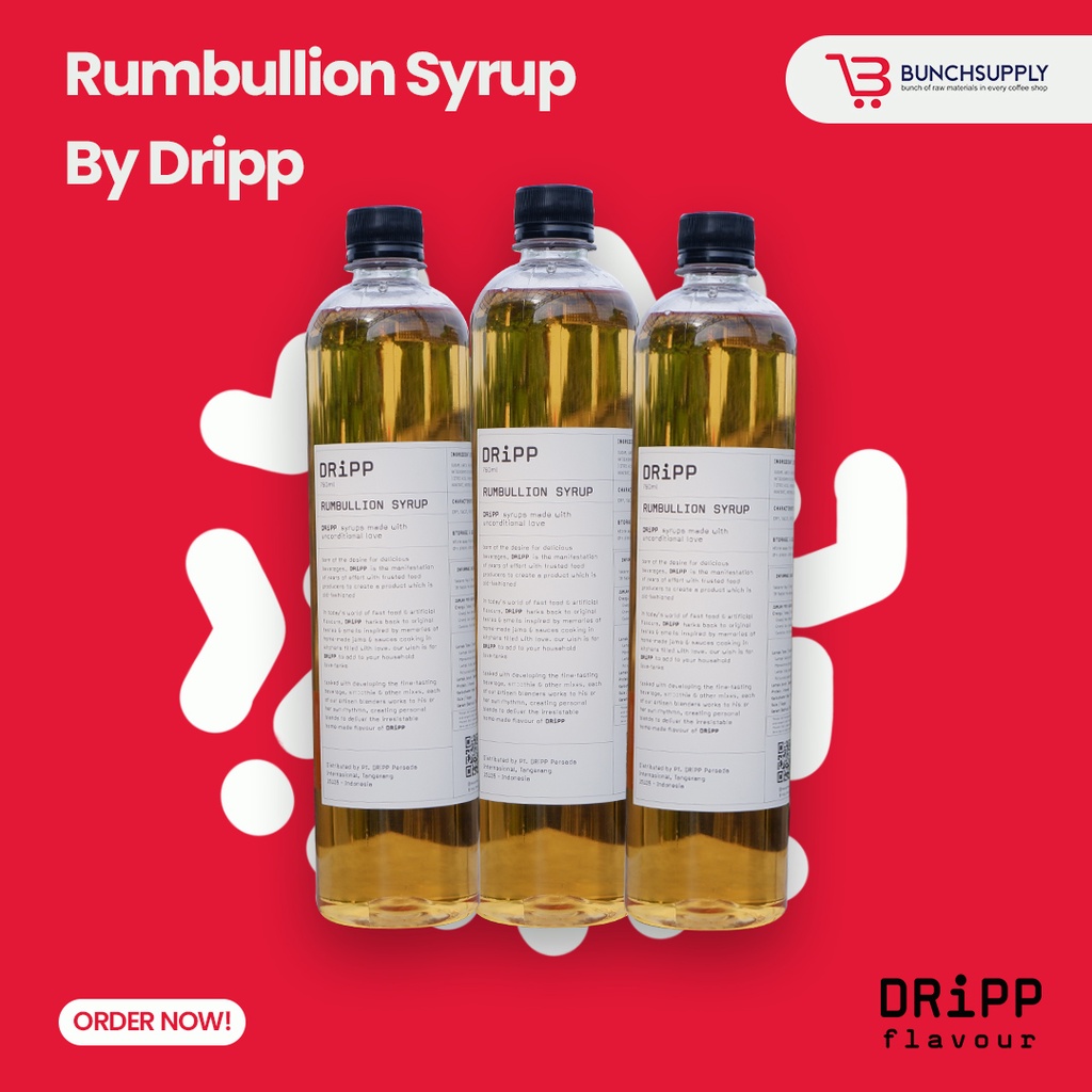 

DRIPP RUMBULLION SYRUP 750ml - Bunch Supply Bekasi