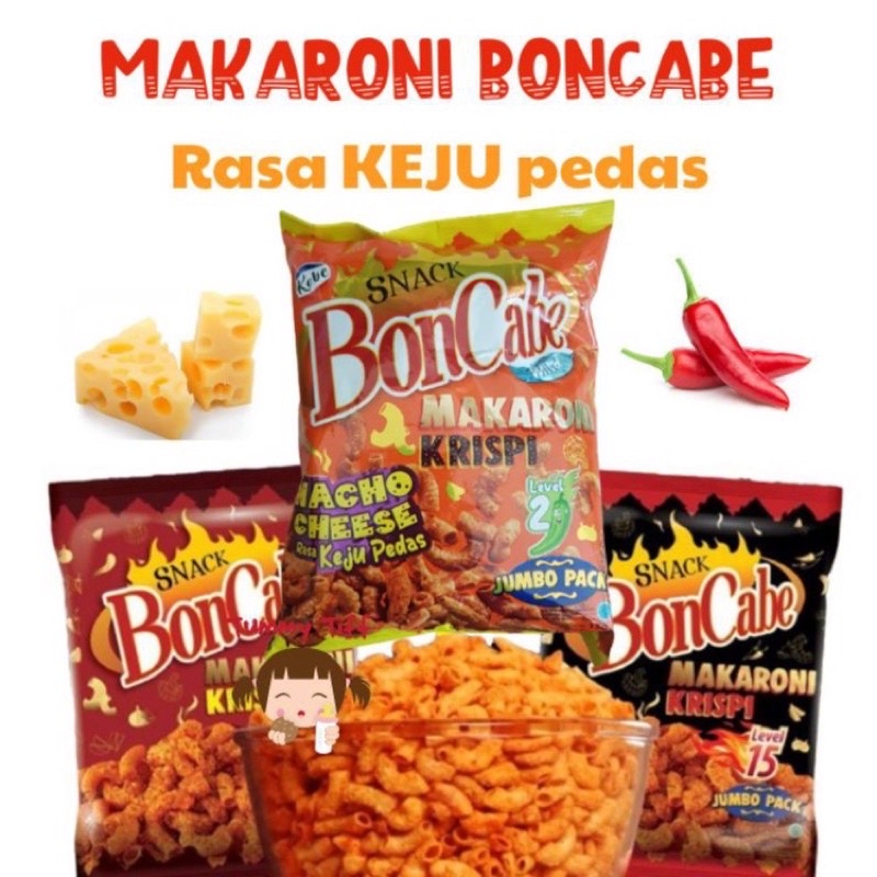 

snack makroni boncabe + buble warp dapat 5 pcs