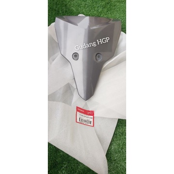 Cover Front Top Silver Metalic Panel Depan Dasi Honda All Vario 125 Old 64302-KZR-600VSM Ori Honda G