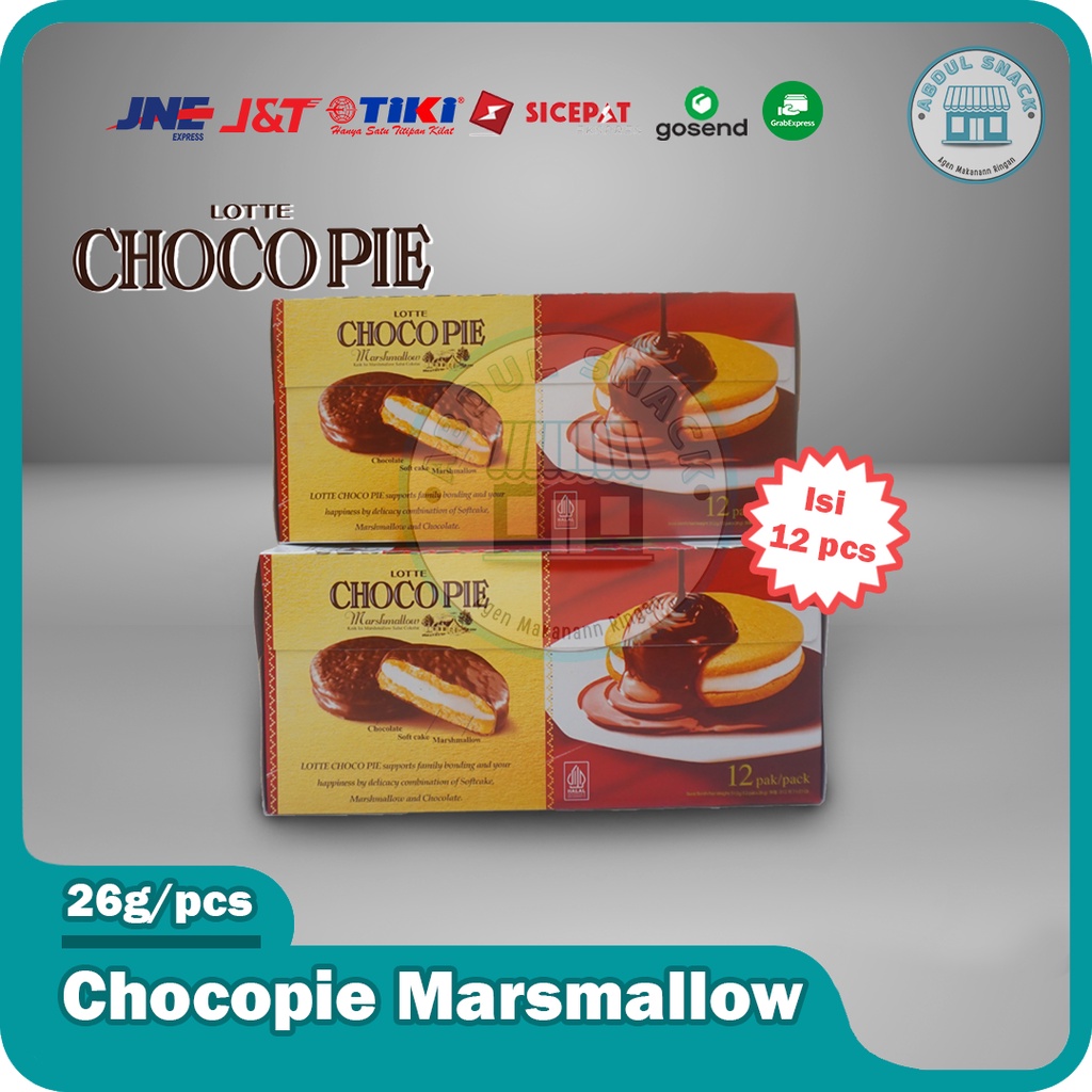 

Lotte Choco Pie Chocopie 1 Box isi 12pcs x 26gr snack