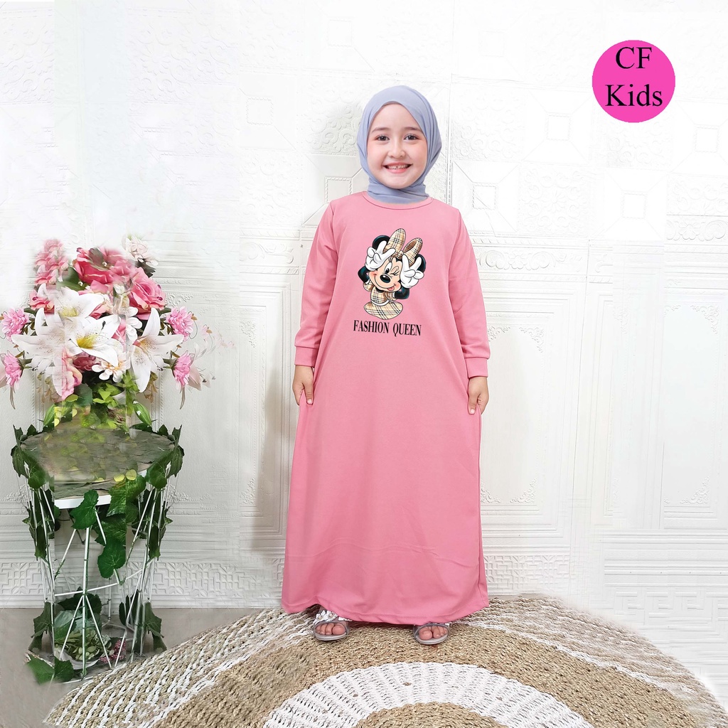 Gamis Anak Perempuan DTF Fashions Queen CKids