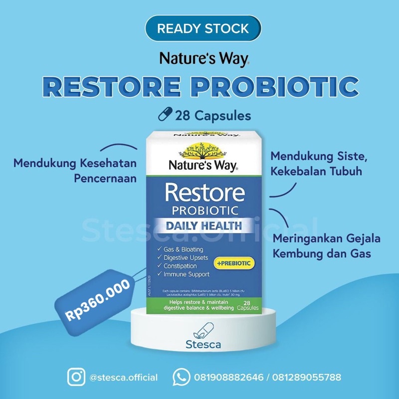 nature’s way restore probiotic