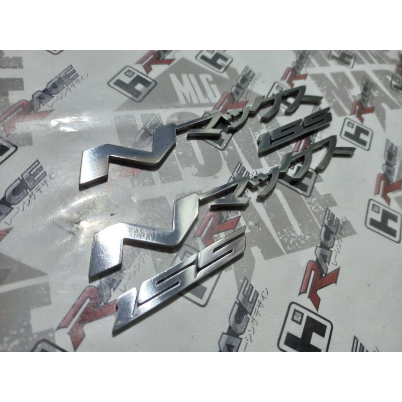 Emblem Logo Aluminium Nmax Japan 3D