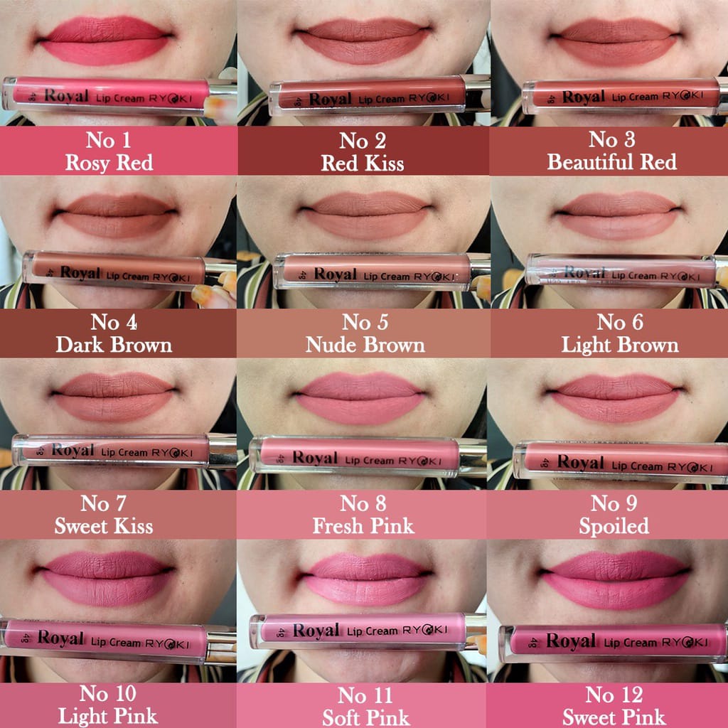 Ryoki Royal Lip Cream Matte BPOM Kosmetik Arjuna