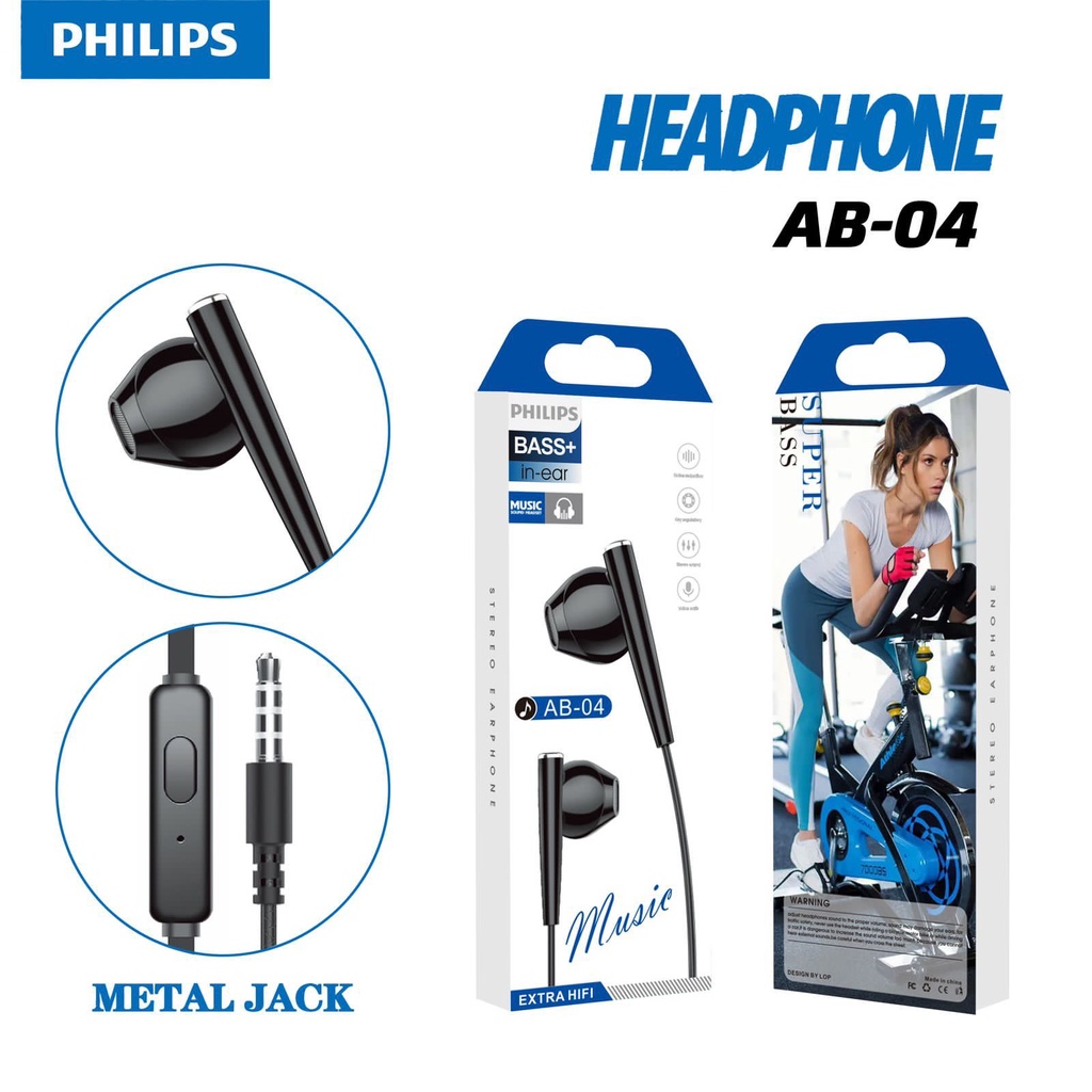 MINIGO NEW PROMO HEADSET PHILIPS DAN SONY SERI AB ~ PHILIPS AB-04/PHILIPS AB-05/SONY AB-06 STEREO EARPHONE SUPER BASS