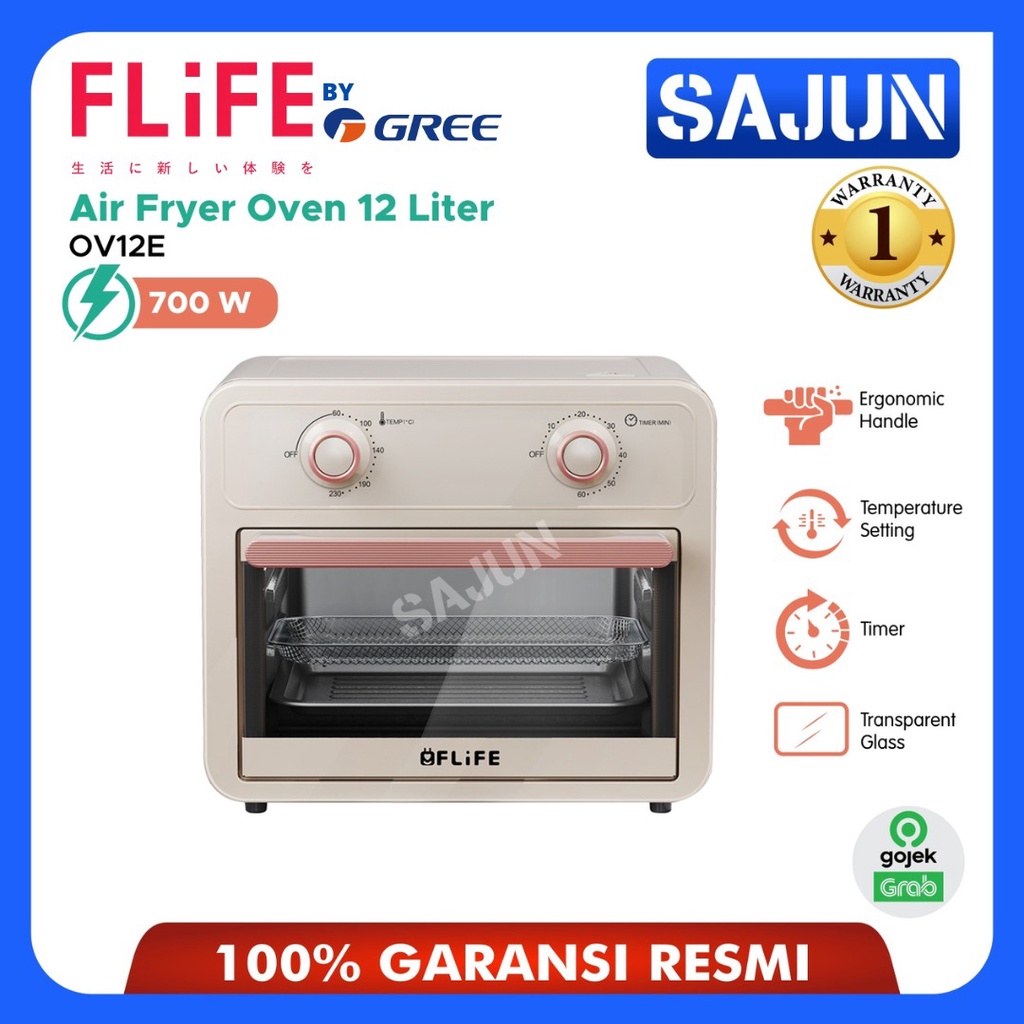 FLIFE AIR FRYER OVEN 12 LITER OV12E