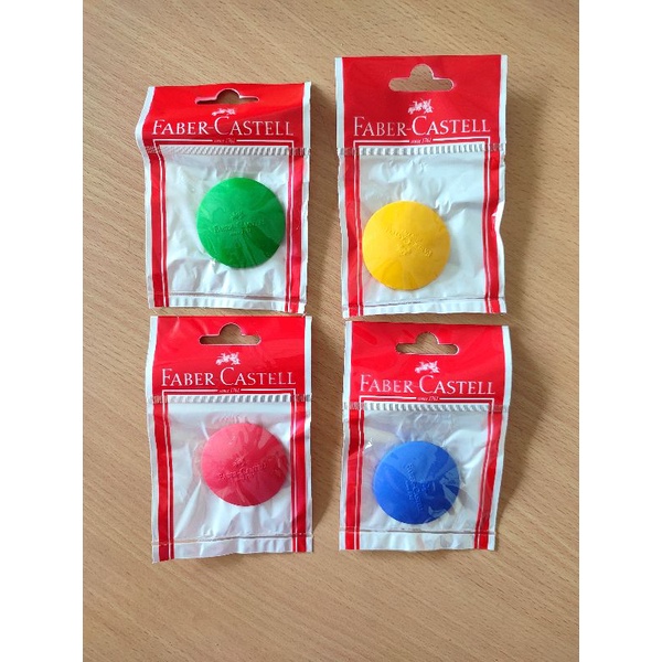 

Penghapus Pensil Warna/Crayon Bulat Faber Castell 189022 Grip Eraser Round Pack