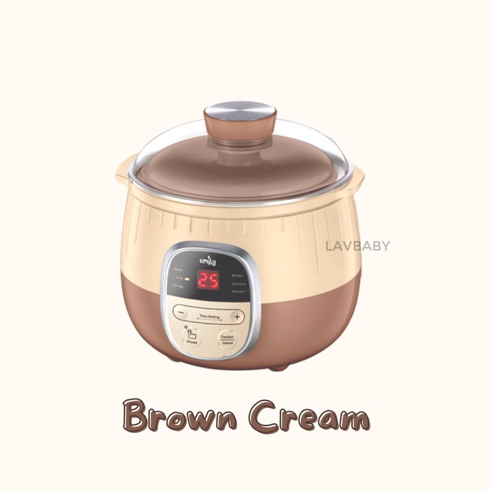 Slow Cooker Gojek - Emily Porridge Slow Cooker Bubur Soup Steam Kukus Rebus 0.8L