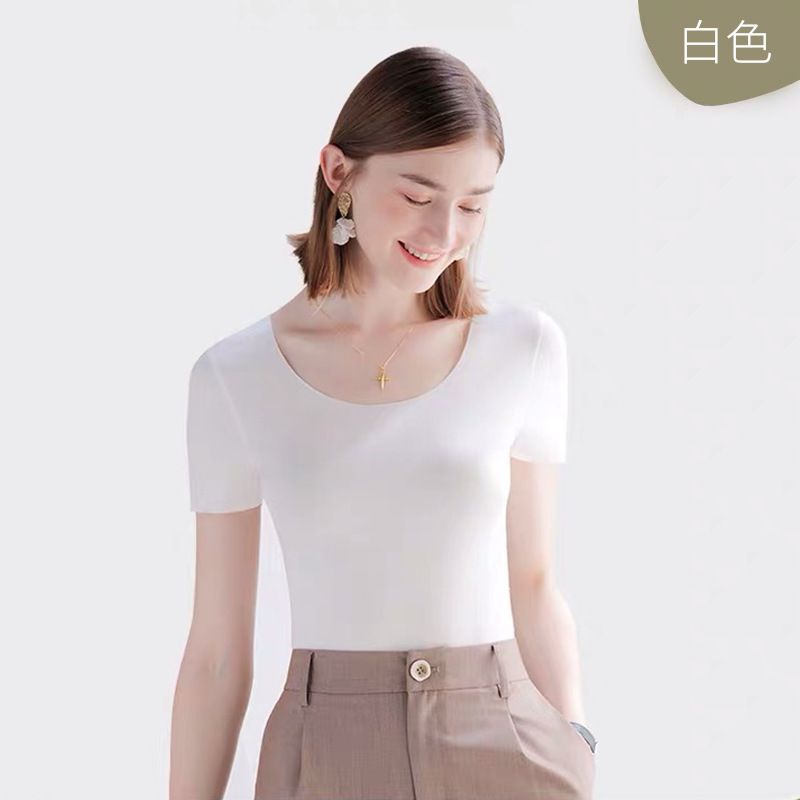 kaos dalam wanita berlengan seamless IMPORT korean style high quality