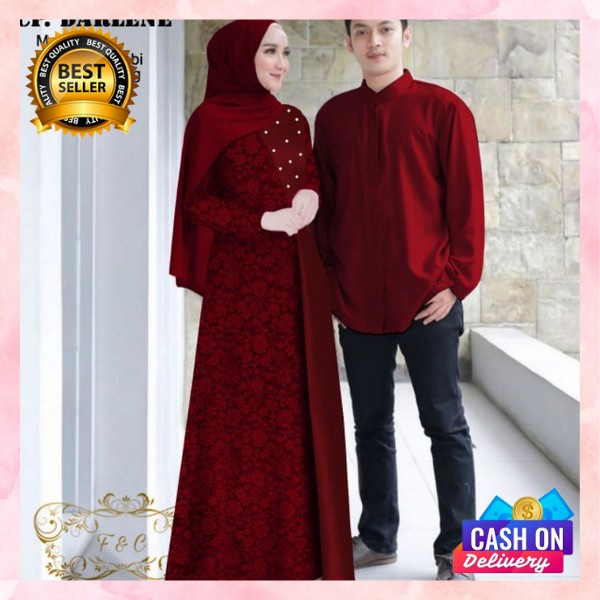 Ghamis Kekinian Games Syar'I Buju Muslimah Murah Gamis Pasangan Kekinian Terbaru 2023 Games Kondanga