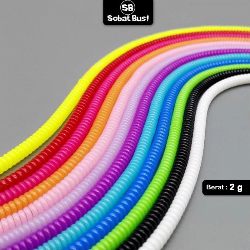 Pelindung Kabel Spiral - Cable Casing - Cable Protector Pelilit Carger Charger Cas Casan Iphone Ujun