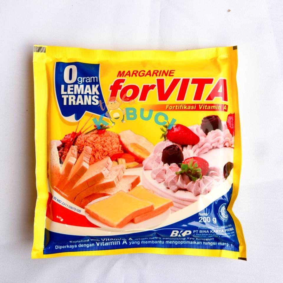 

Margarine Mentega Forvita 200 Gram