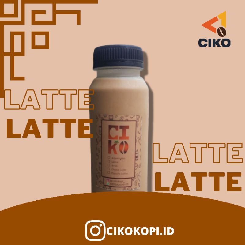 

Ciko Latte Kopi Susu Botol Kekinian 250ml