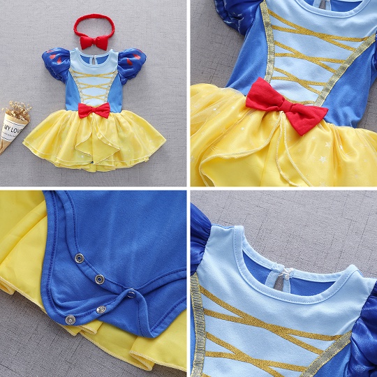 DRESS ANAK PEREMPUAN COSPLAY BAJU KOSTUM GAUN PRINCESS BALLET TUTU FREE BANDO DBC