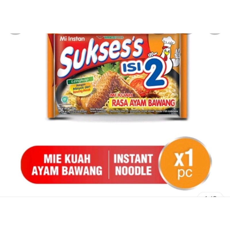

Mie Sukses isi 2 Ayam Bawang 115 gram