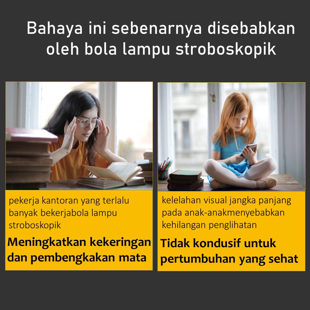 Topspot kualitas tinggi 3 Warna Bohlam LED Lampu Kotak Tiga 8W E27 Bulb Opal Matt 3-Step CCT Tune 800 lm Warm White Neutral White Cool White 3000K 4000K 6500K Daylight Bulb Hemat Energi Bolb untuk Lampu Meja Downlight