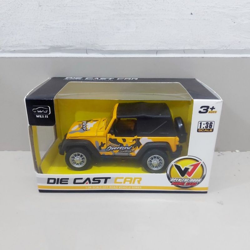 Diecast Mobil Jeep Alloy - Miniatur Mobilan Car Koleksi Die Cast Anak