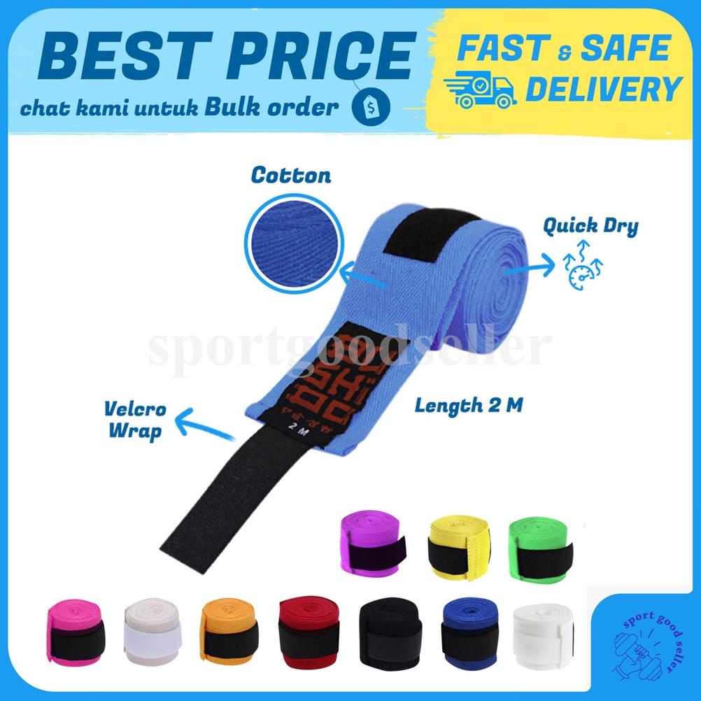 PRODUK- BUSHIDO HAND WRAP MUAY THAI 2 SAMPAI 4,5 METER .