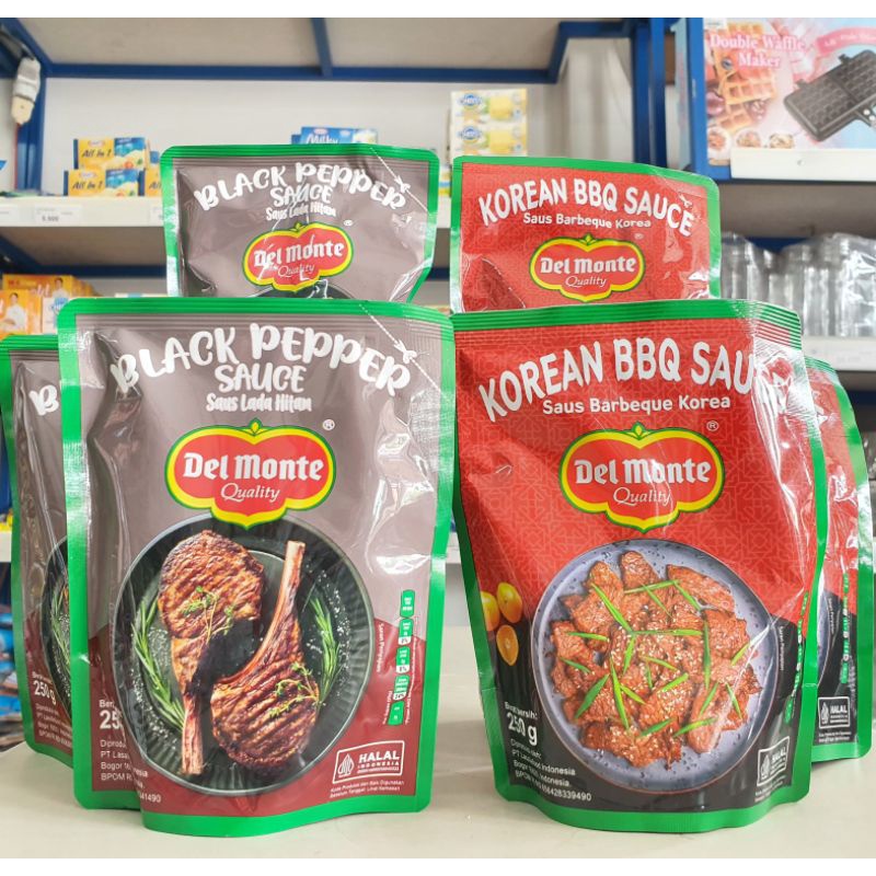

Delmonte Blackpepper 250Gr / Delmonte Korean BBQ Sauce 250Gr