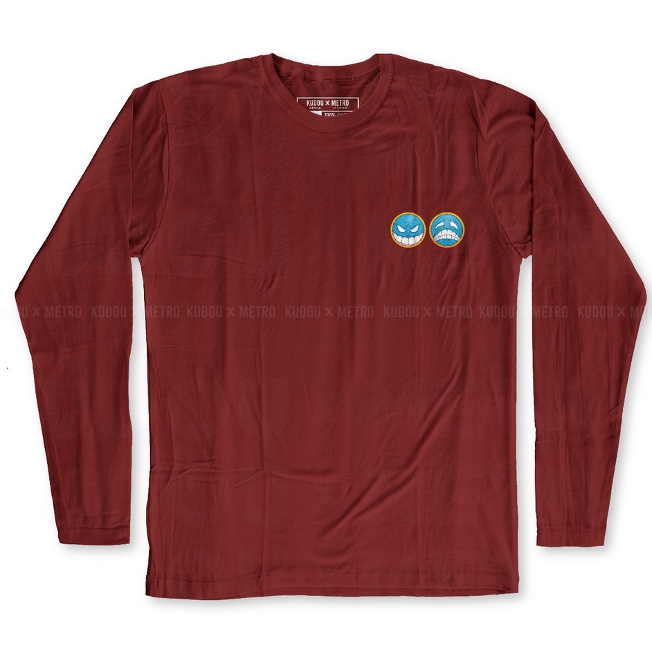 Longsleeve Asce Prodigy Maroon Anime Manga One Piece Portgas D Asce