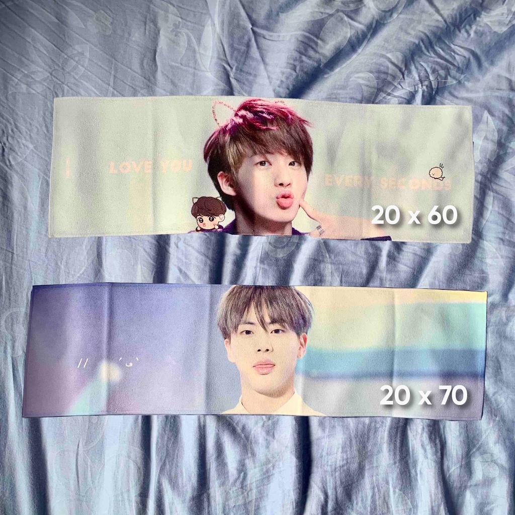 BTS fansite cheering kit Seokjin/jin slogan only preloved from dandelionforjin & jin10seconds