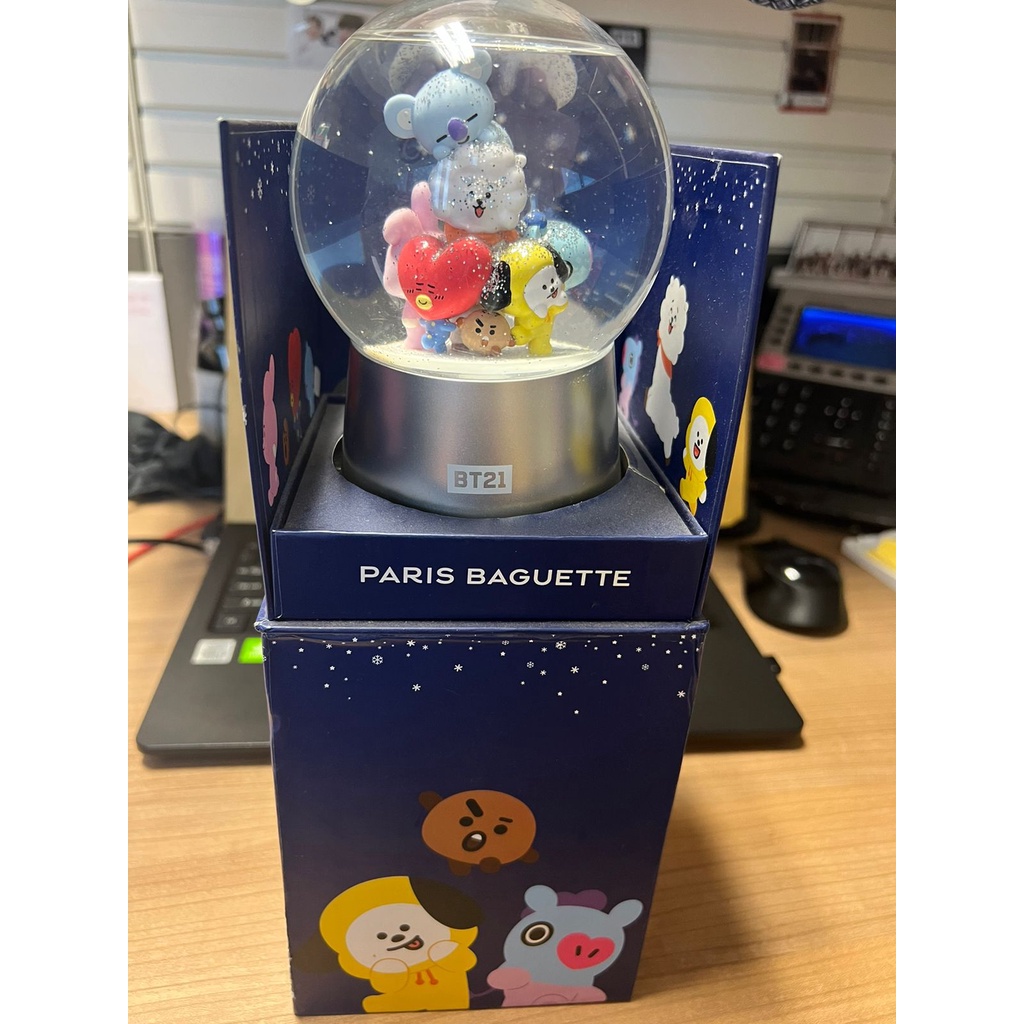 BT21 X Paris Baguette Snow Globe