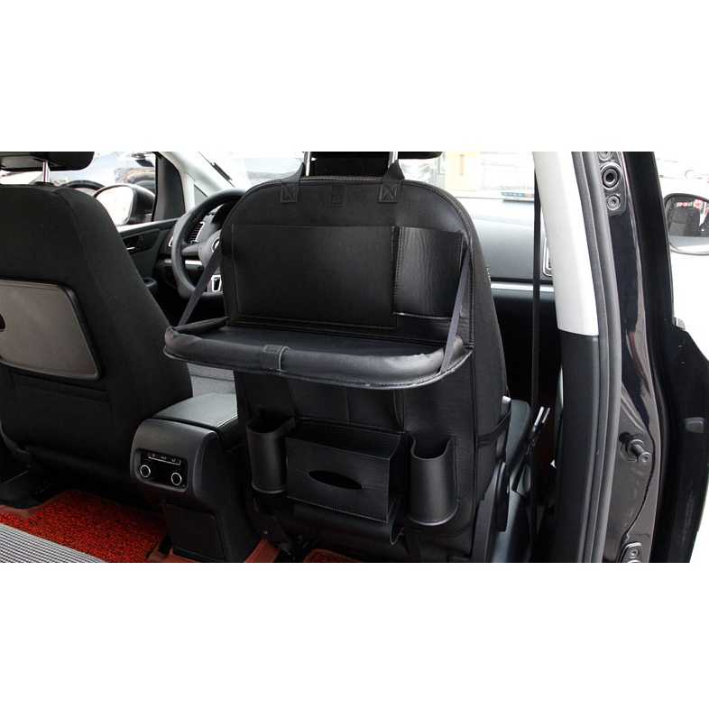 SEAMETAL TAS GANTUNG KURSI BELAKANG MOBIL DENGAN MEJA ORGANIZER BARANG GANTUNGAN KURSI MOBIL BAHAN K