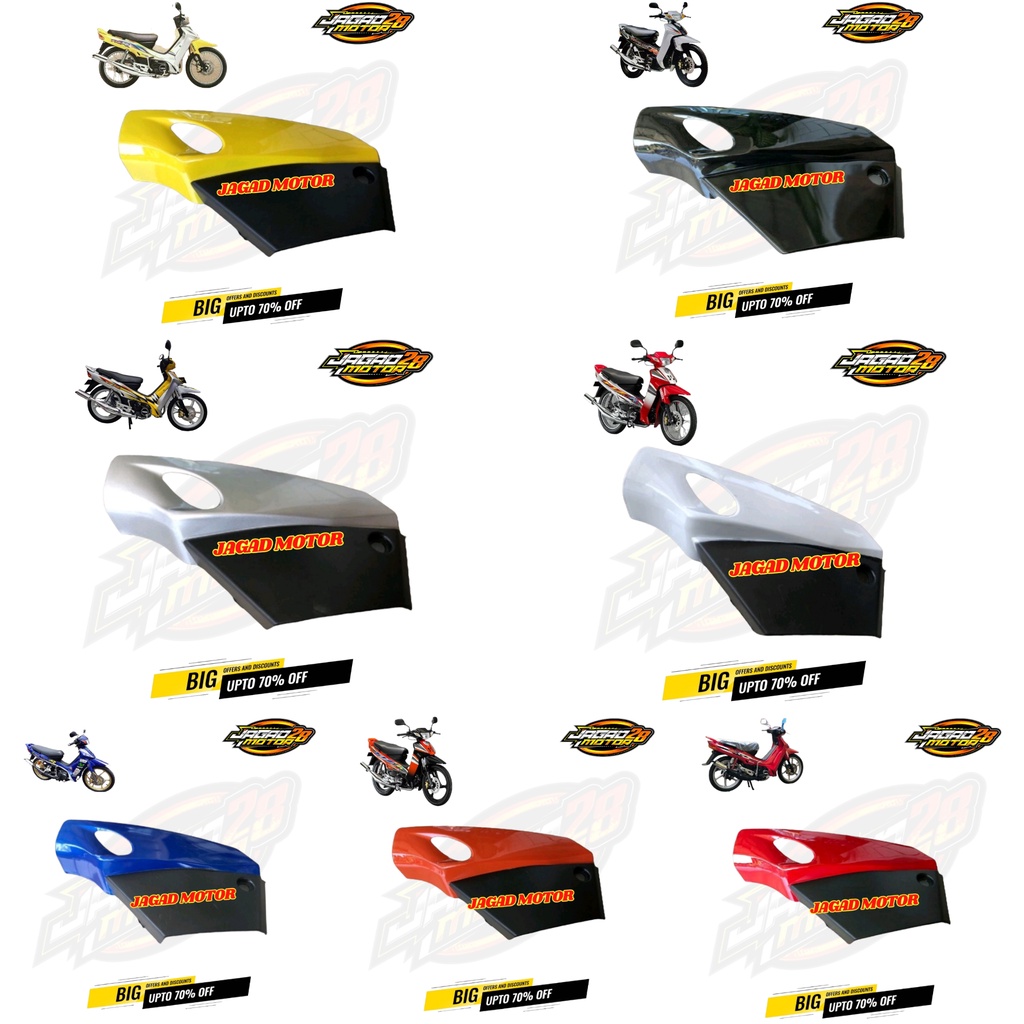 Tool Box Tutup Aki Box Aki Yamaha Fizr Fiz R Hitam Putih Merah Biru Kuning Silver Orange / Bok Aki Yamaha Fizr Fiz R / Tutup Aki Accu Yamaha Fizr Fiz R / Cover Tutup Aki Dop Accu Yamaha Fizr Fiz R / Cover Tutup Box Aki Yamaha Fizr Fiz R