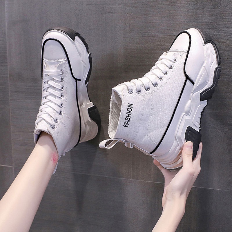 COD POS 1110 Sepatu Sneakers Kanvas Wanita Premium