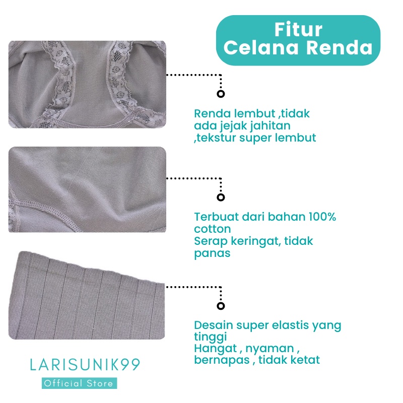 Korset Pelangsing Perut Celana Dalam Wanita Munafie tebal Slimming Pants Underwear Warna Random