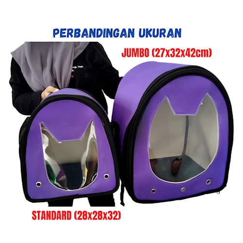 TAS RANSEL ASTRONOT KUCING ANJING TAS RANSEL KUCING ANJING PET CARGO CAT HEAD TAHAN AIR KOKOH