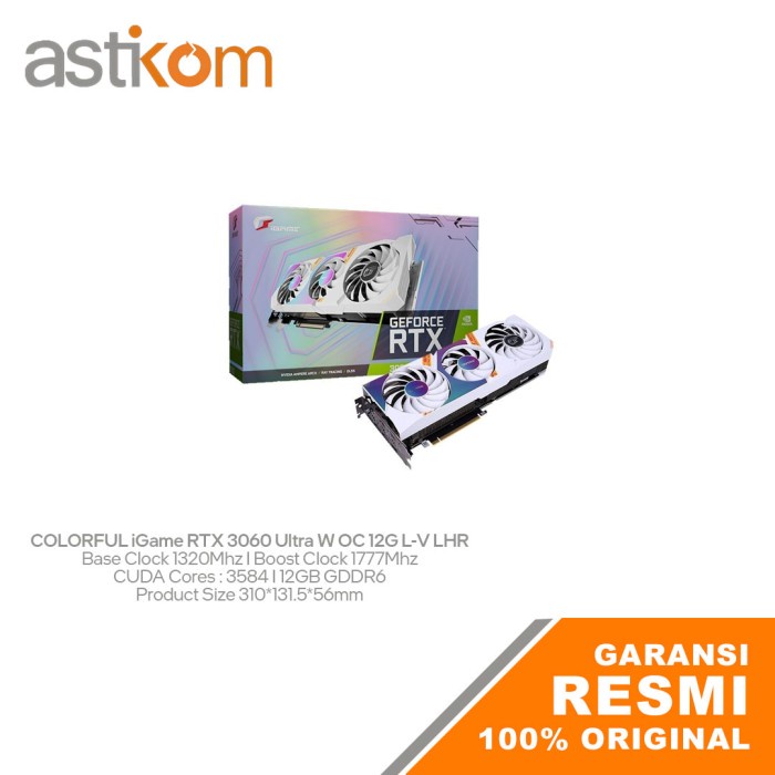 VGA Colorful iGame Geforce RTX 3060 ULTRA W OC 12G L-V GDDR6