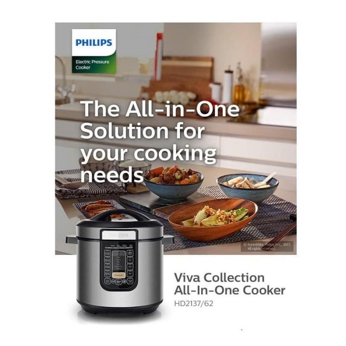 Jual PHILIPS All In One Electric Pressure Cooker HD2137/30 HD 2137