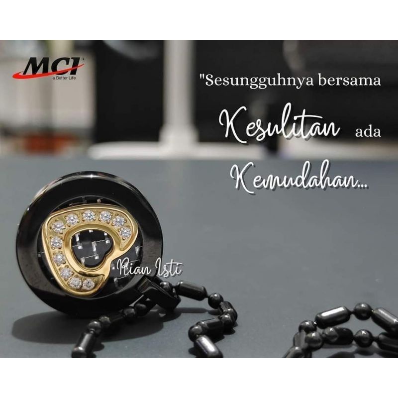 KALUNG MCI / AURA HEART BLACK DIAMOND MINI / MCI ORIGINAL /ASLI 100%