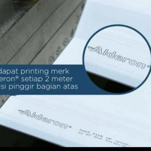 Atap UPVC Alderon RS Trimdek, Grecca, Roma - Biru Muda