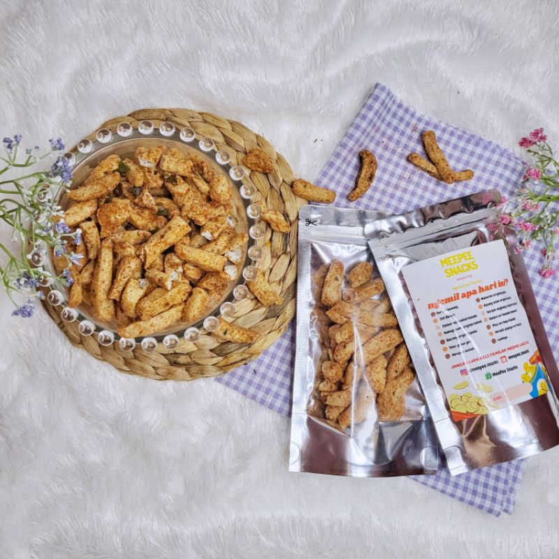 

SNACK / MAKANAN RINGAN/ BASRENG PEDAS (KEMASAN 250GR, 500GR, DAN 1KG)