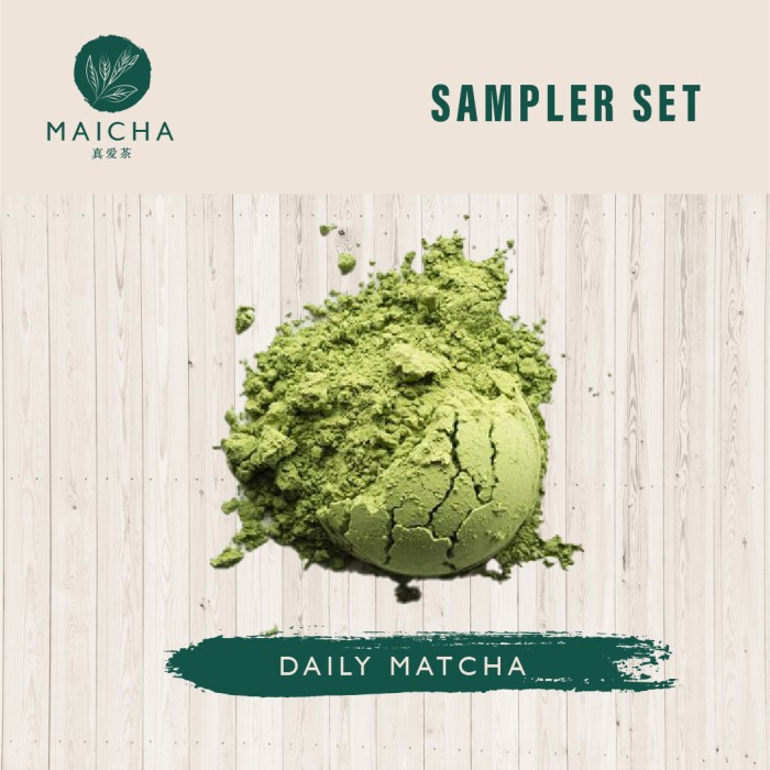 

SAMPLER SET - DAILY MATCHA POWDER