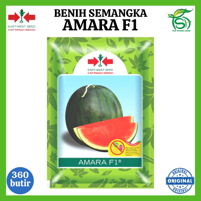 Benih Semangka AMARA F1 360 Biji - Bibit Non Biji Cap Panah Merah