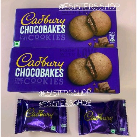 

CADBURY CHOCOBAKES COOKIES CHOC FILLED / BISKUIT COKLAT CADBURY IMPORT ISI 6 PC