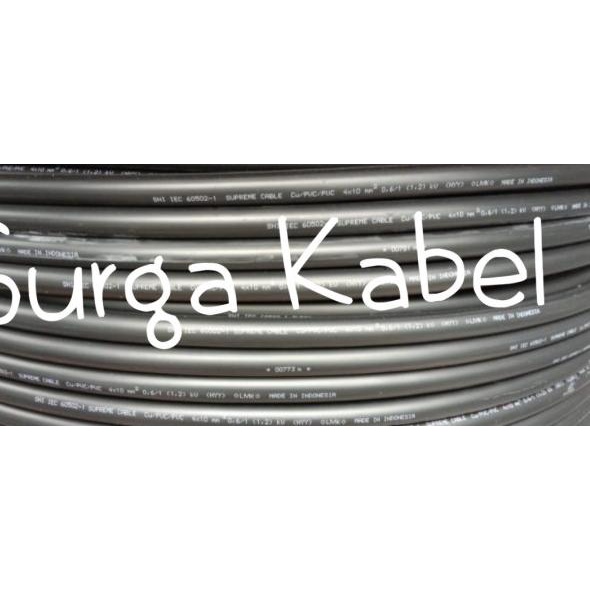 KABEL LISTRIK NYY 4x10 SUPREME / NYY 4 x 10 / KABEL TUNGGAL 4x10 MM