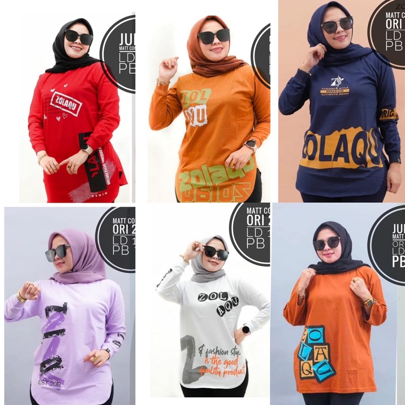 Kaos Zolaqu Ori Terbaru Kaos Zolaqu Combed 20s Premium