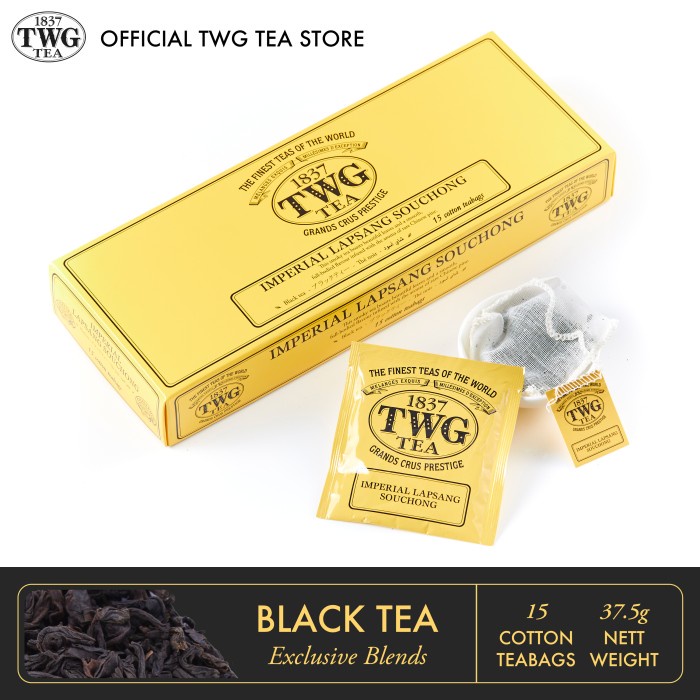 

TWG TEA IMPERIAL LAPSANG SOUCHONG, COTTON TEABAG