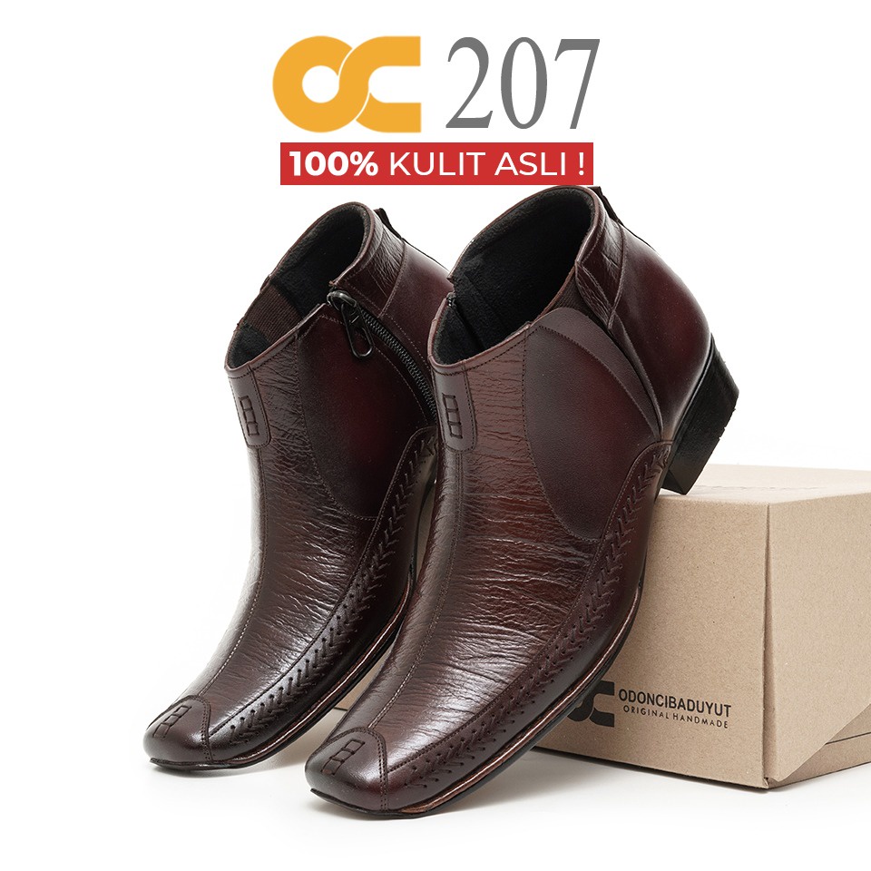 OC 207 SEPATU KANTORAN PRIA KULIT ASLI PREMIUM ODON CIBADUYUT